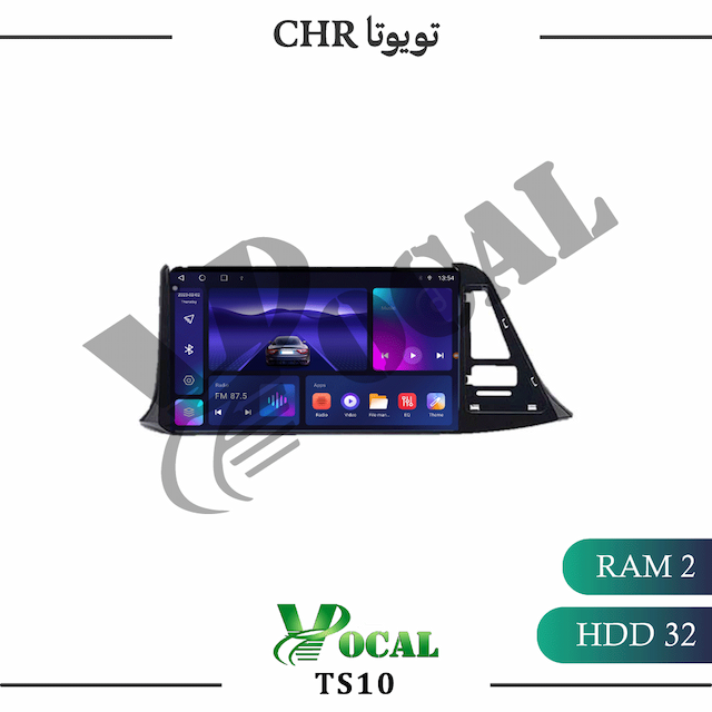 مانیتور تویوتا CHR - وینکا TS10