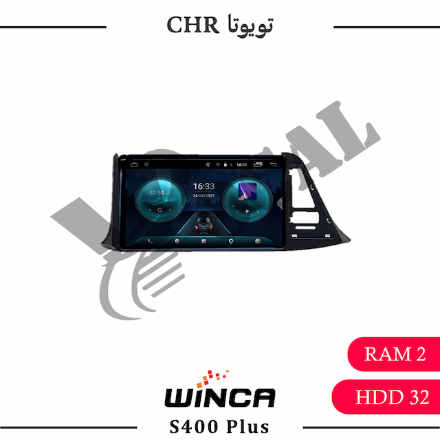 مانیتور تویوتا CHR - وینکا S400 Plus